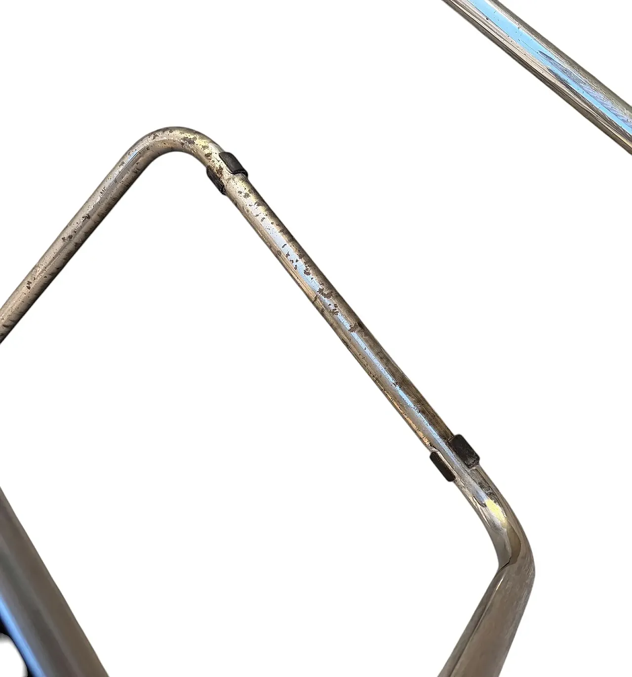 Pair of Cesca chairs by M.Breuer in steel and straw from Vienna, 1960s 11