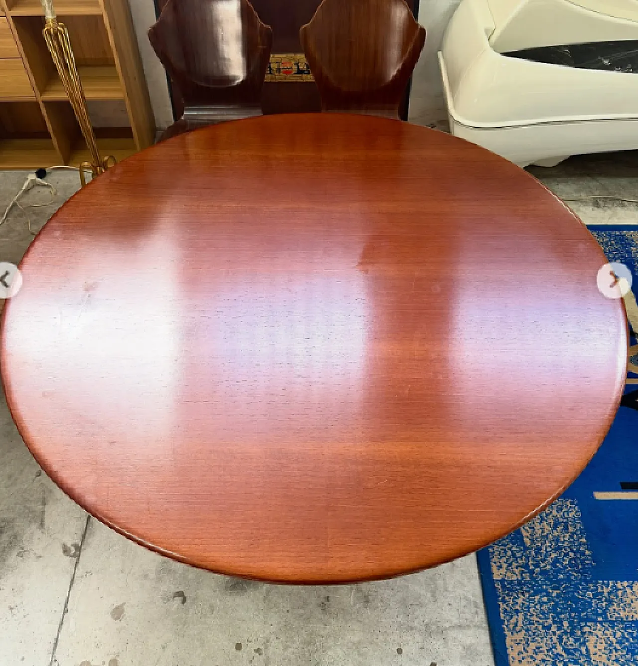 Wooden dining table by Osvaldo Borsani for Tecno, 1960s 4