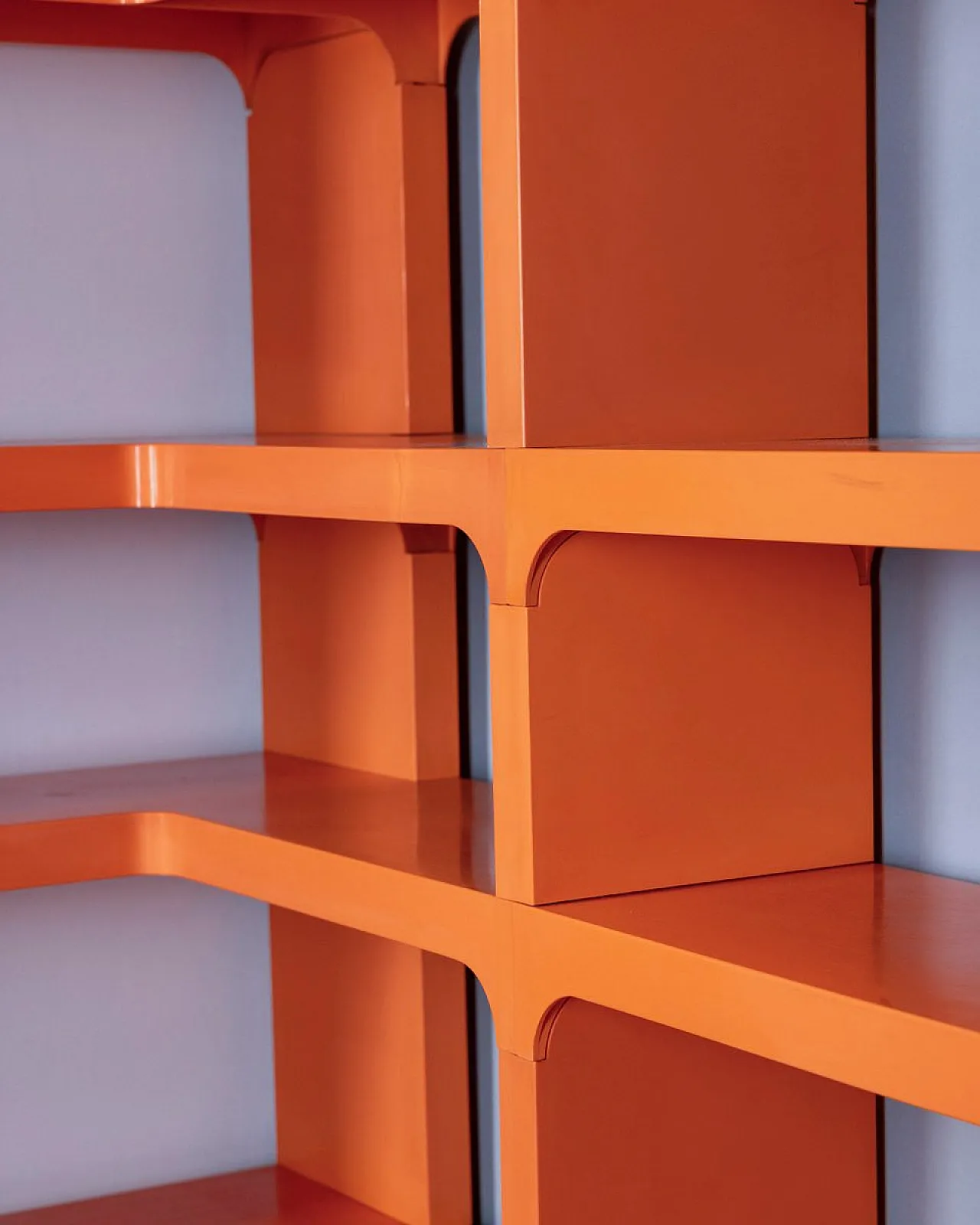 Libreria ad angolo di Olaf von Bohr per Kartell, anni '70 3