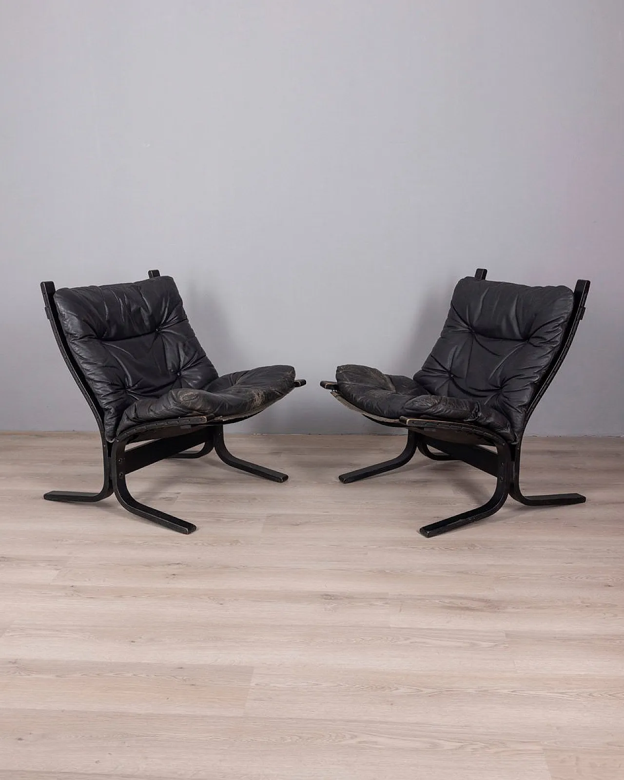 Coppia di poltrone Siesta di Ingmar Relling per Westnofa, anni '70 1