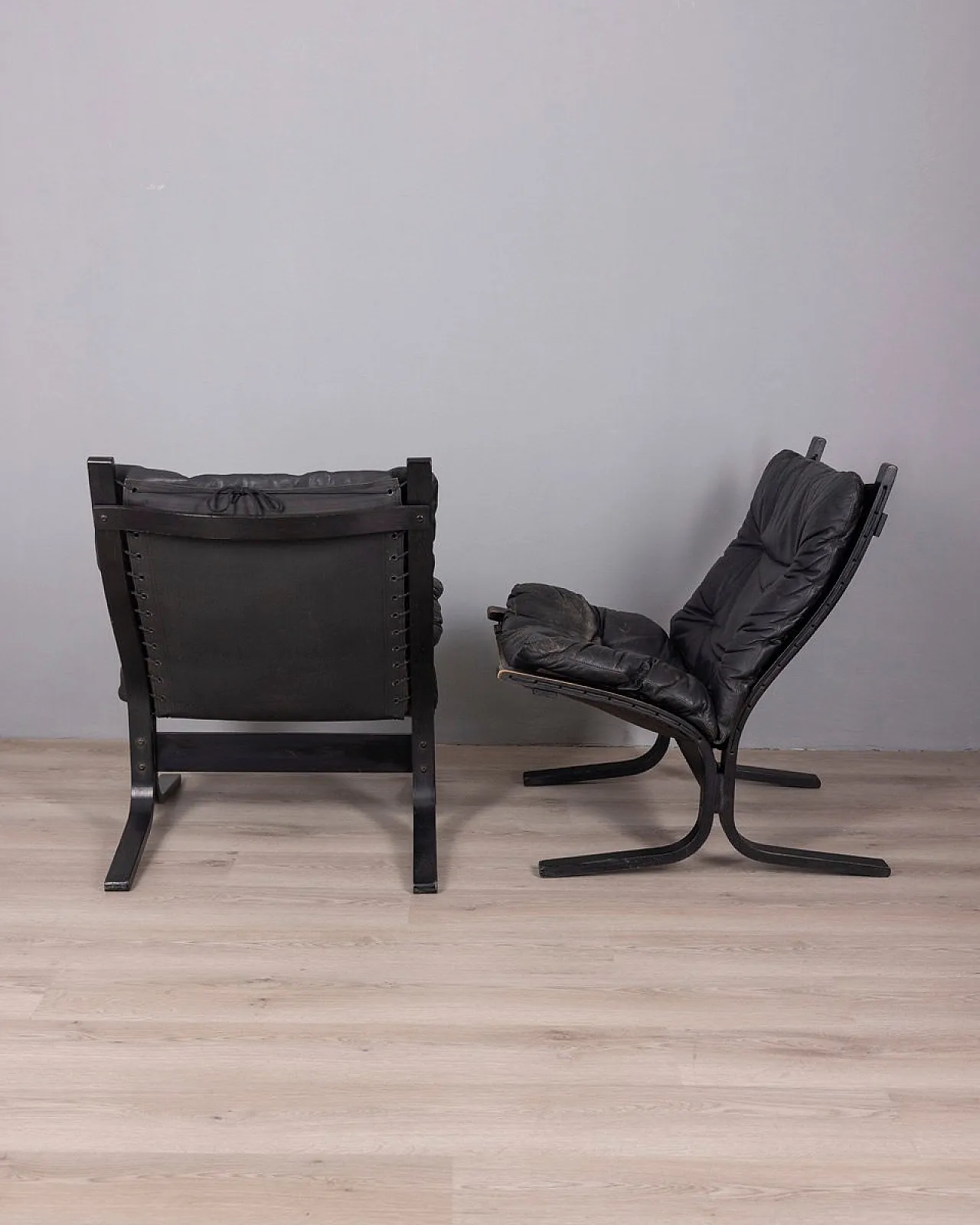 Coppia di poltrone Siesta di Ingmar Relling per Westnofa, anni '70 2