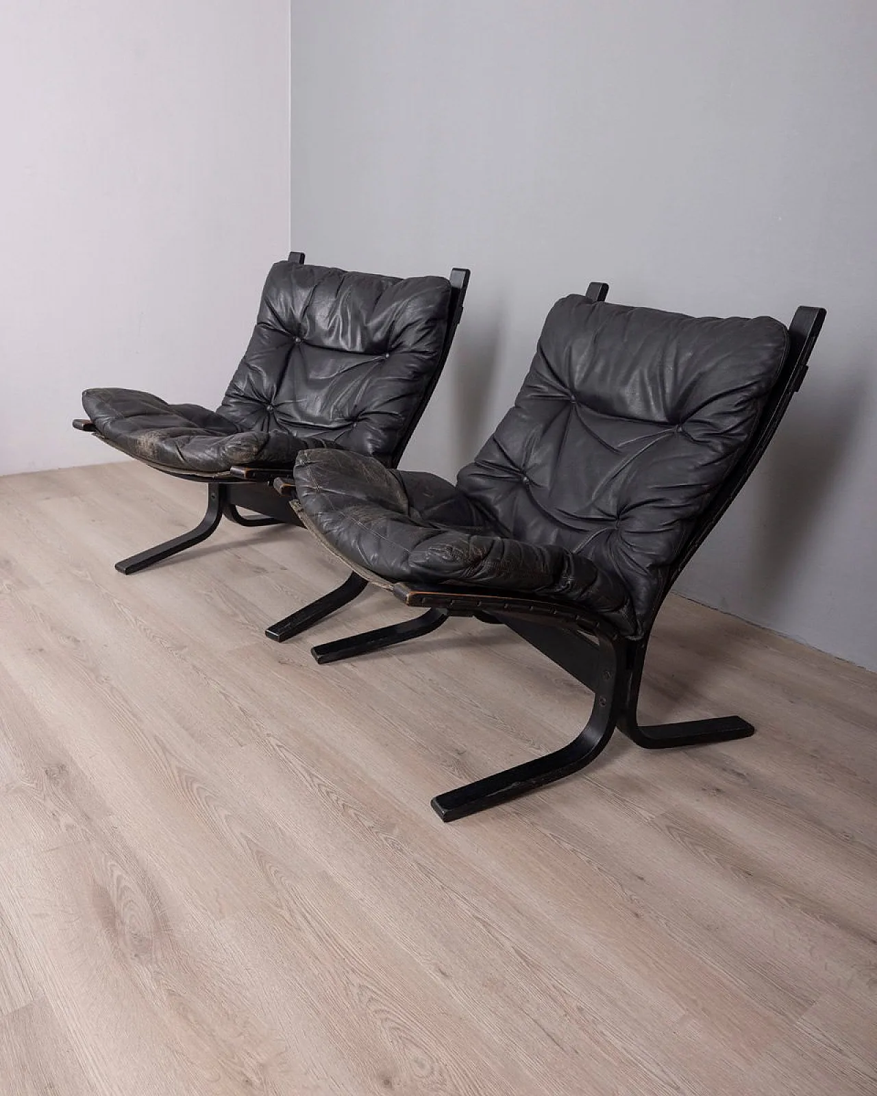 Coppia di poltrone Siesta di Ingmar Relling per Westnofa, anni '70 3