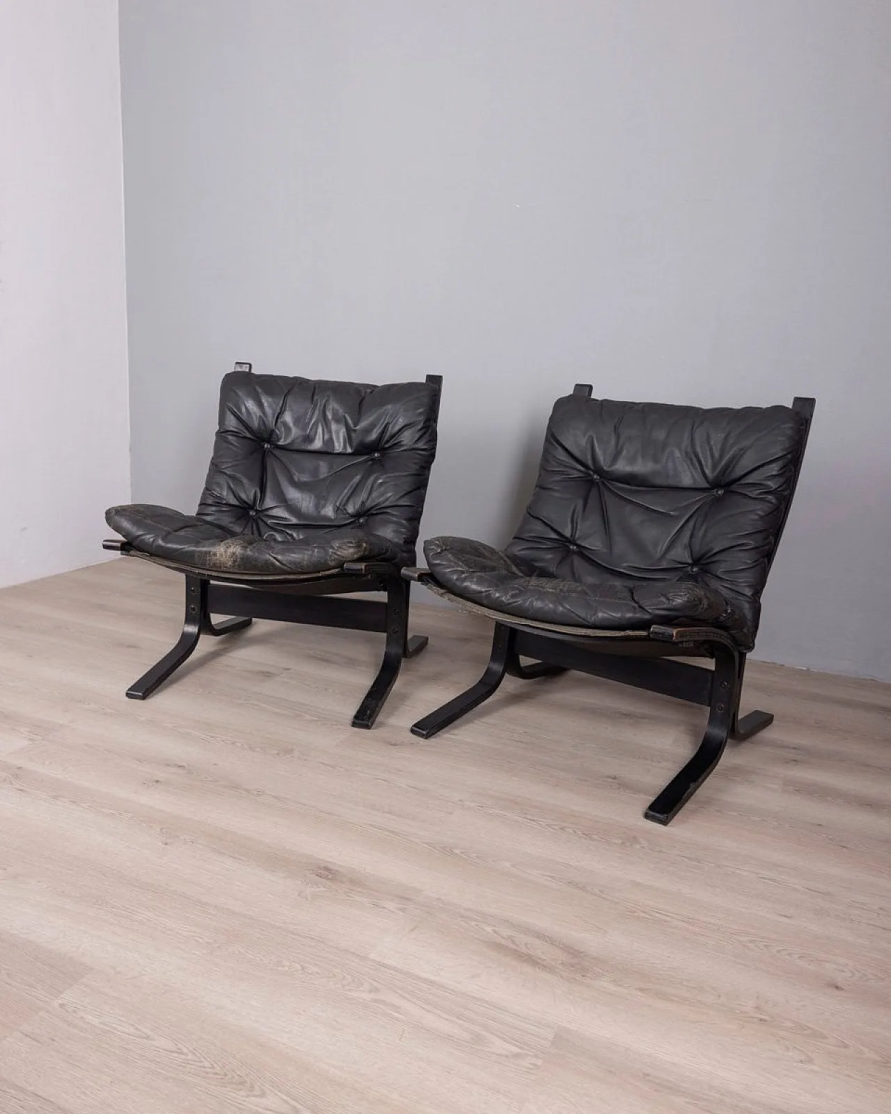 Coppia di poltrone Siesta di Ingmar Relling per Westnofa, anni '70 4