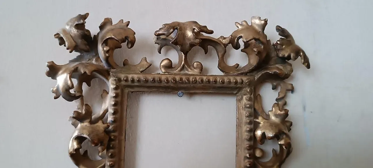 Carved and gilded wooden frame, 19th century 5