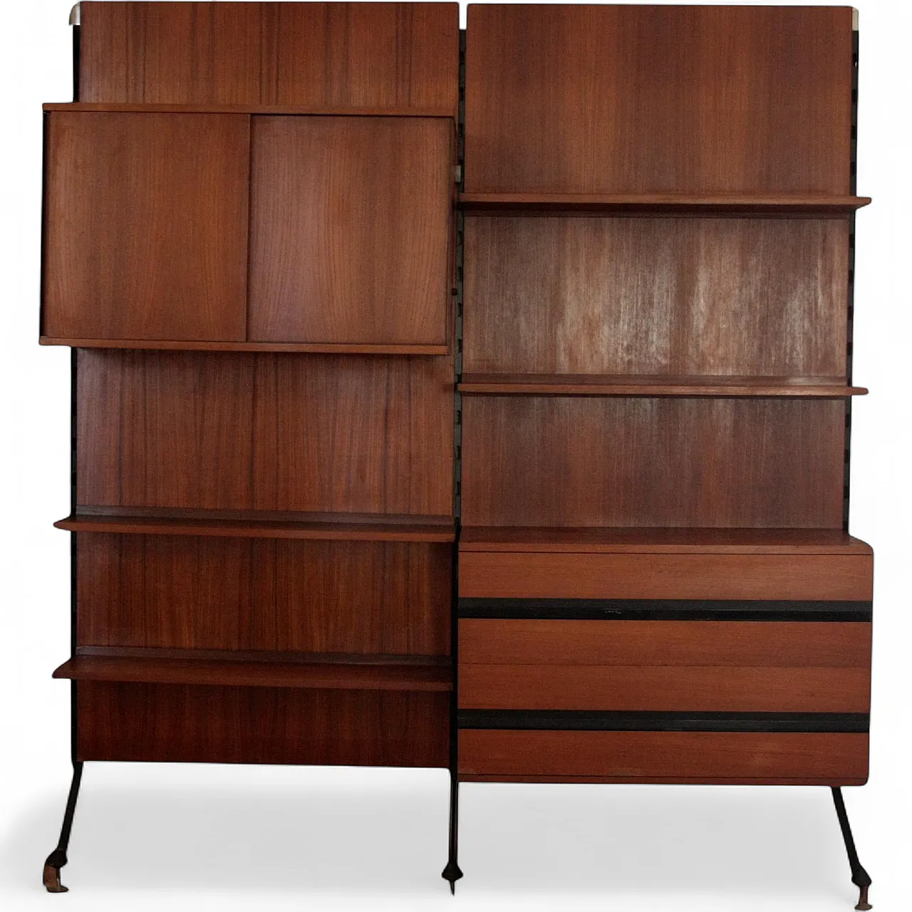 Urio modular wall system by Ico and Luisa Parisi for MiM, 1950s 19