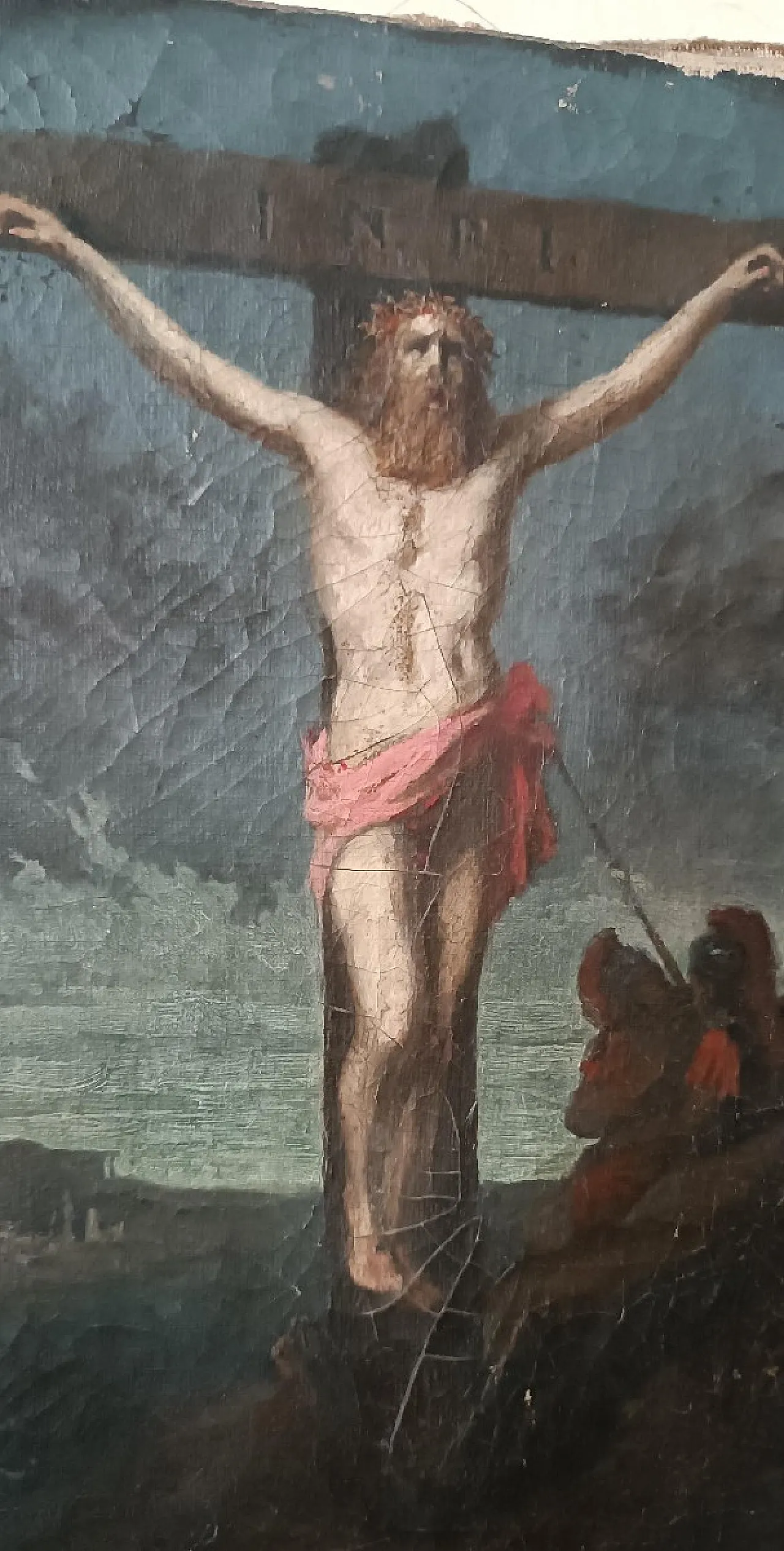 Crucifixion of Christ, oil on canvas, 18th century 5