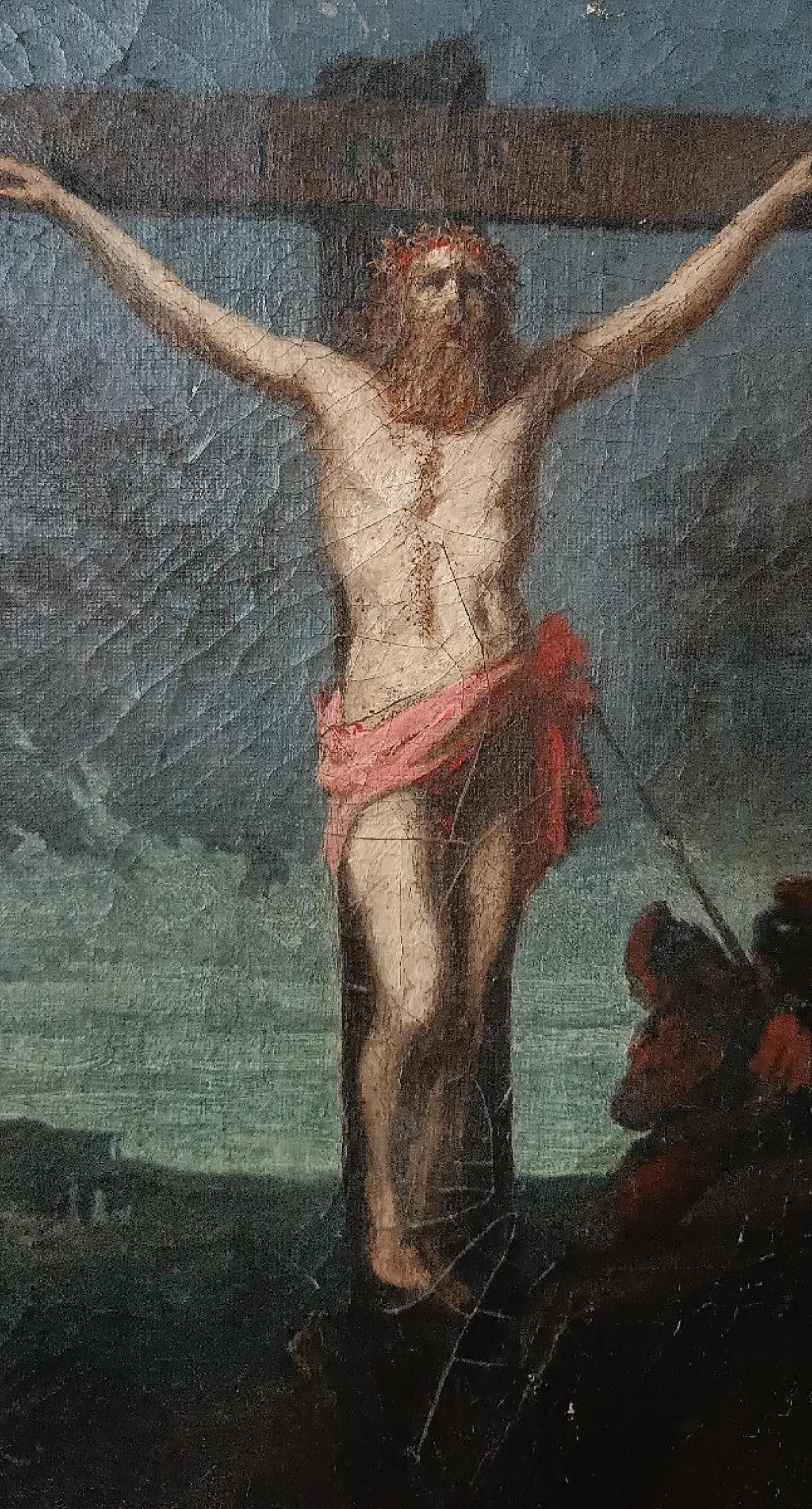 Crucifixion of Christ, oil on canvas, 18th century 7