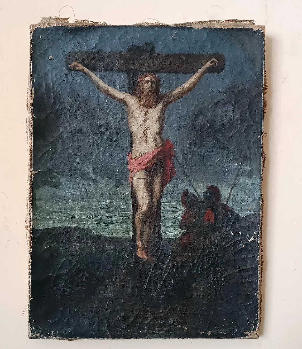 Crucifixion of Christ, oil on canvas, 18th century 8
