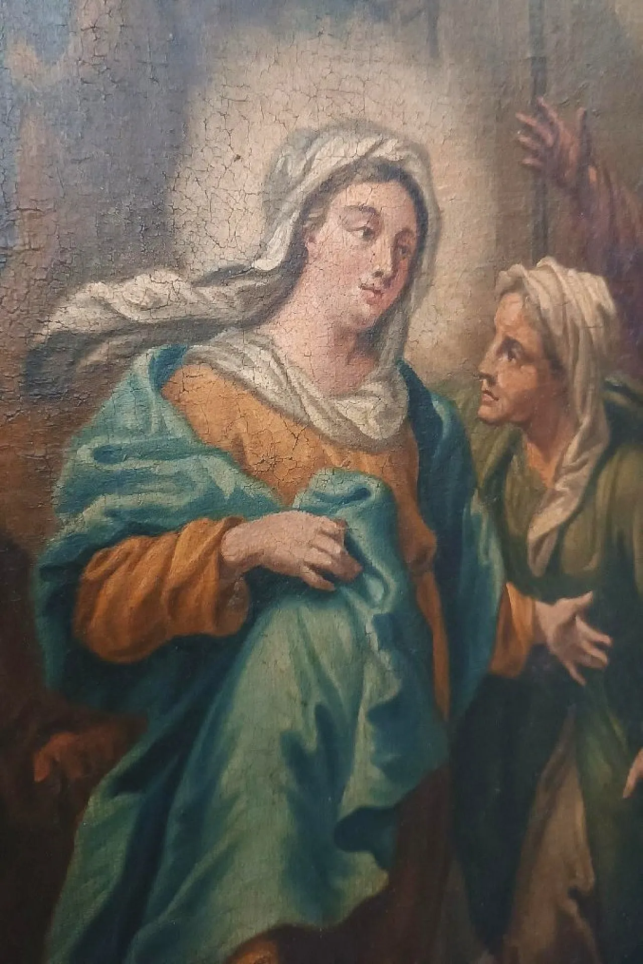 Visitation, oil on canvas, 18th century 5