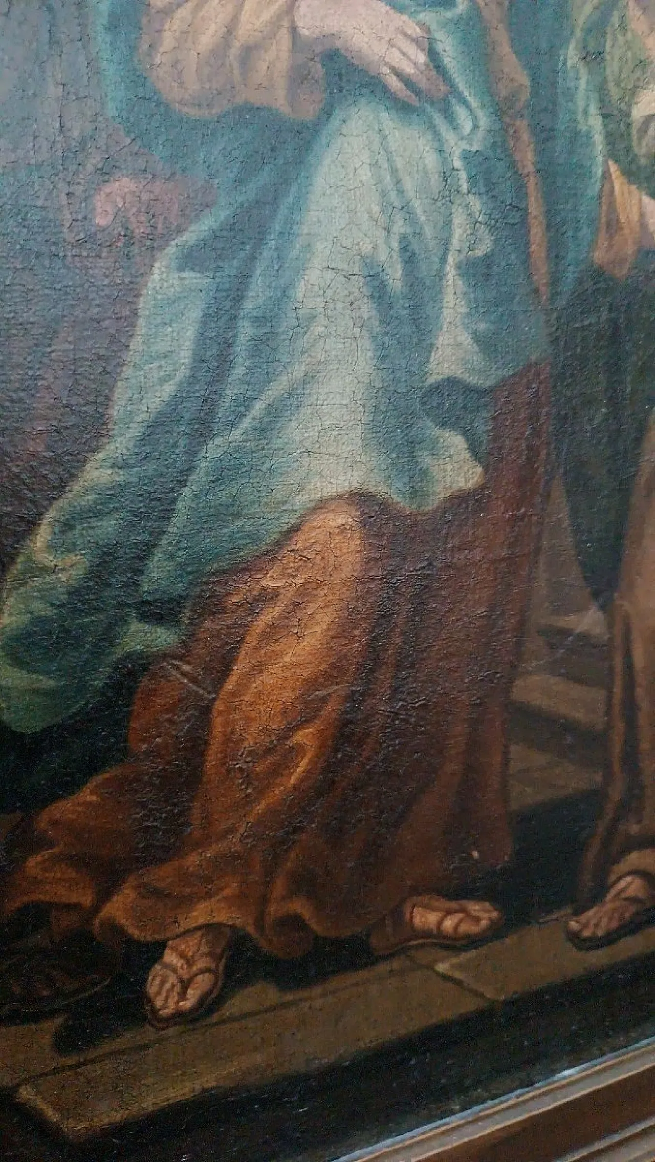Visitation, oil on canvas, 18th century 8