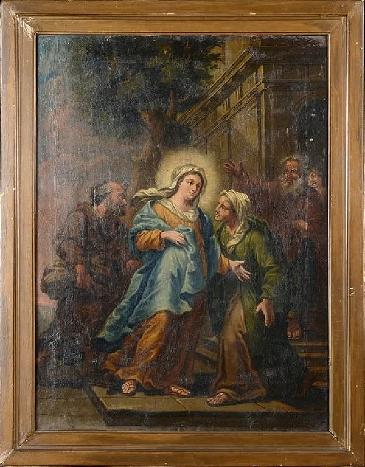 Visitation, oil on canvas, 18th century 9