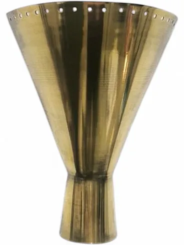 Lampada da parete Sputnik in ottone, anni '50