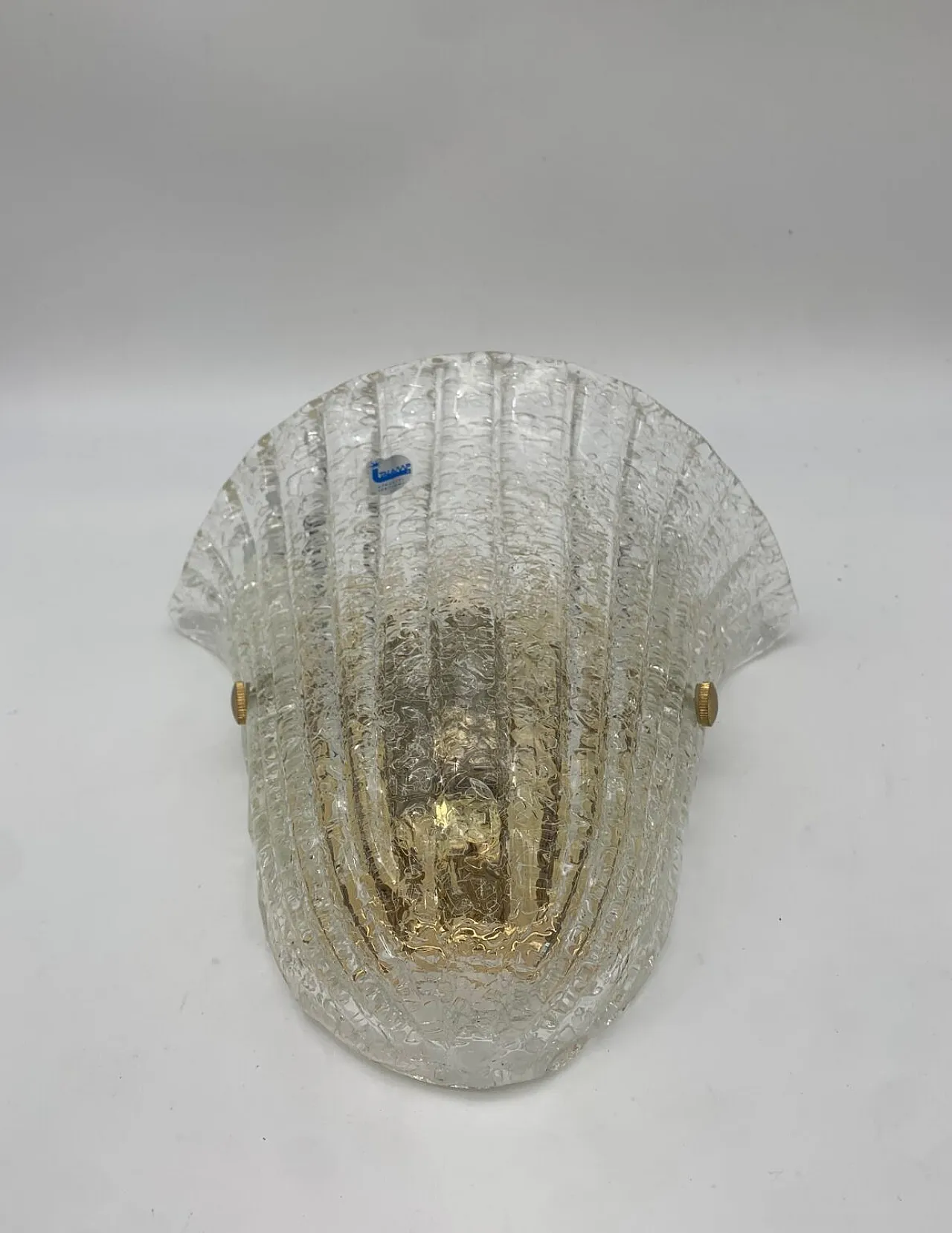 Lampada da parete in vetro di Murano, '900 2