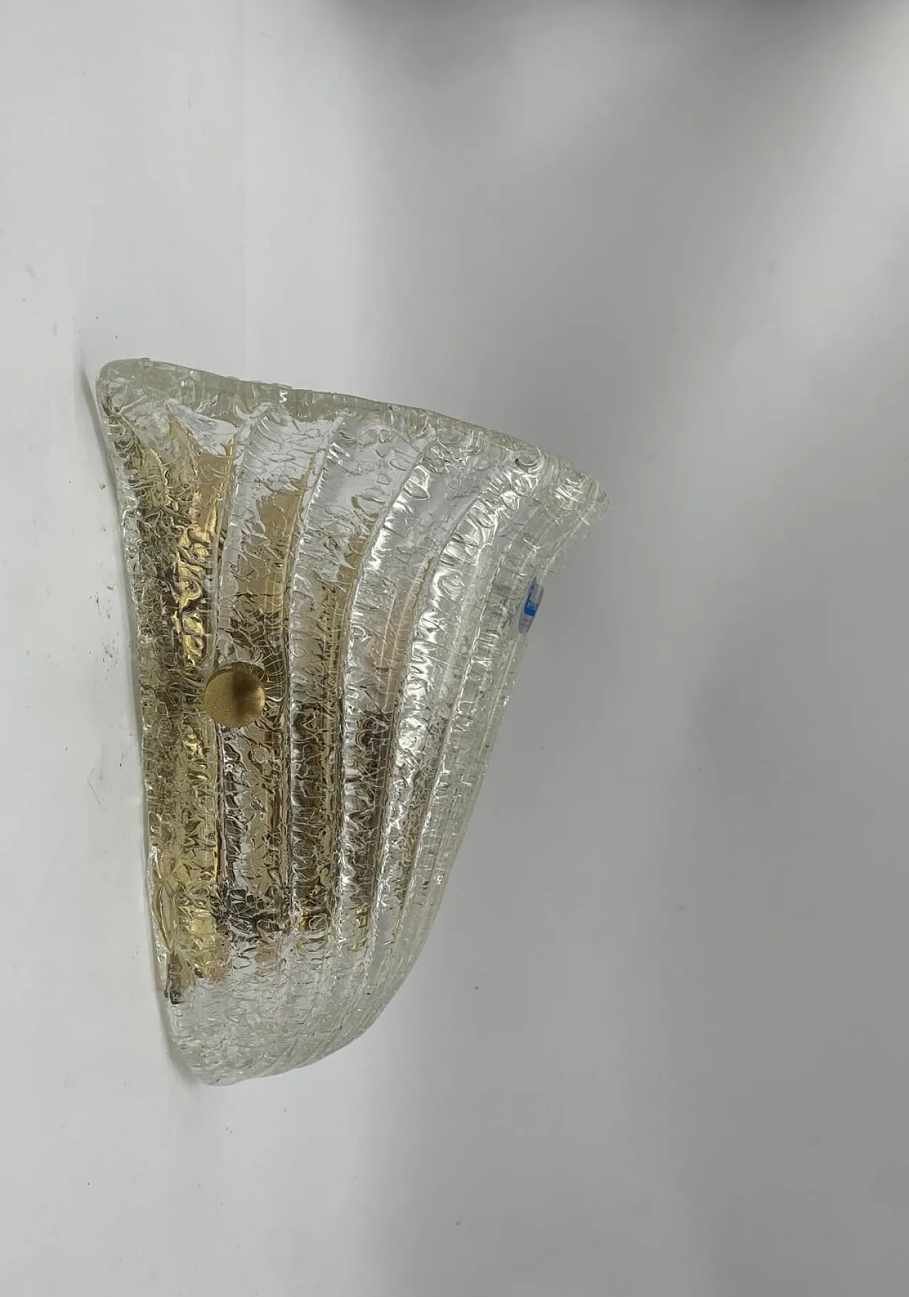 Lampada da parete in vetro di Murano, '900 4
