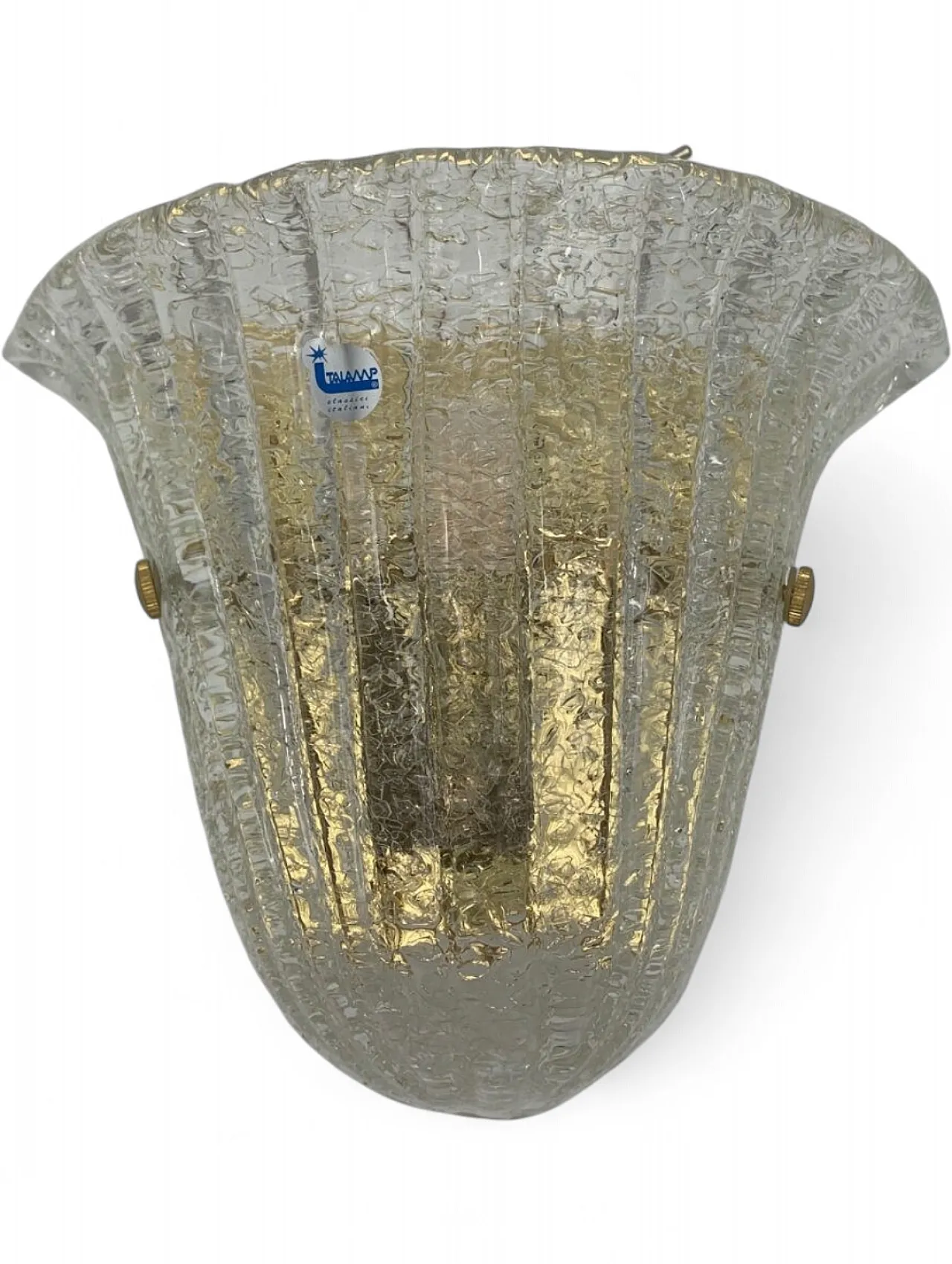 Lampada da parete in vetro di Murano, '900 7