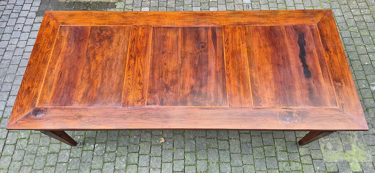 Tavolo in stile Luigi XVI in legno in noce, '800 9