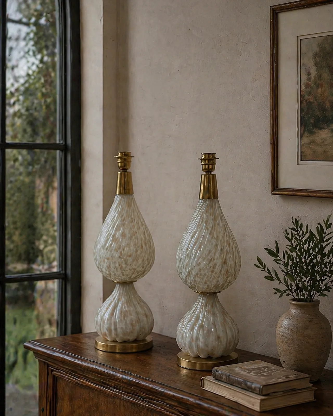 Pair of Avem bedside lamps, 20th century 7