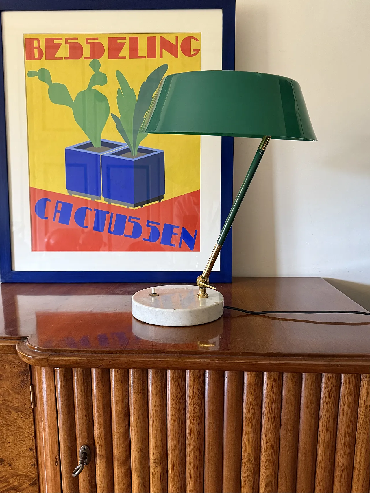 Midcentury table lamp, Stilux Milan, Italy, 1960 3