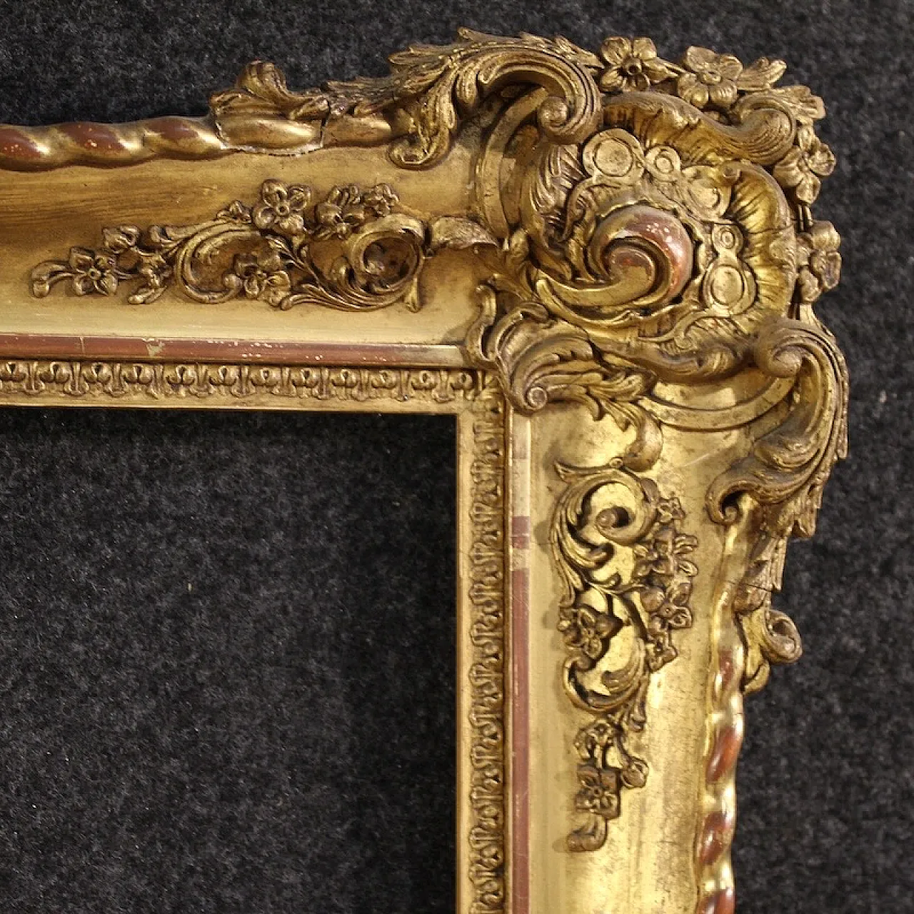Napoleon III gilted and carved frame, 19th century 4
