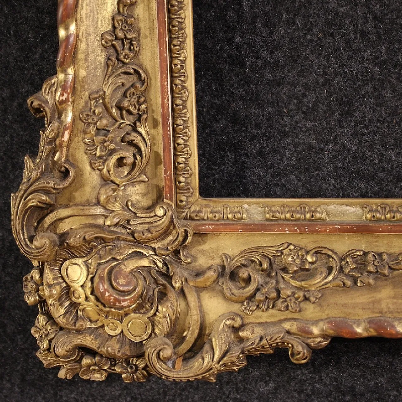 Napoleon III gilted and carved frame, 19th century 11