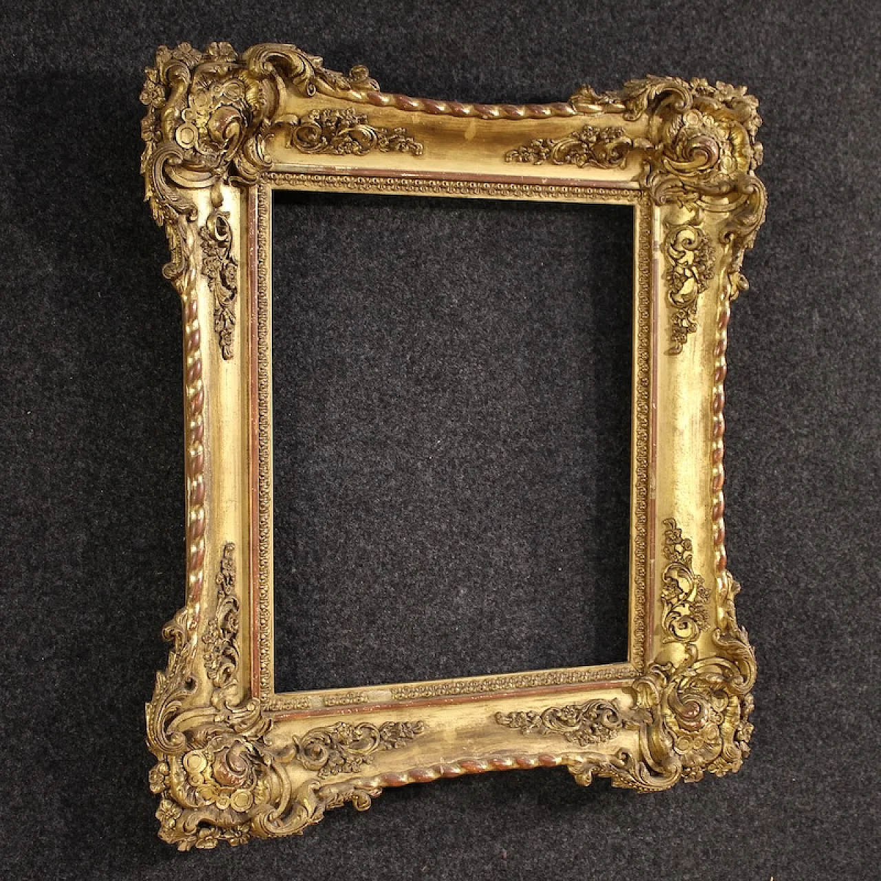 Napoleon III gilted and carved frame, 19th century 12