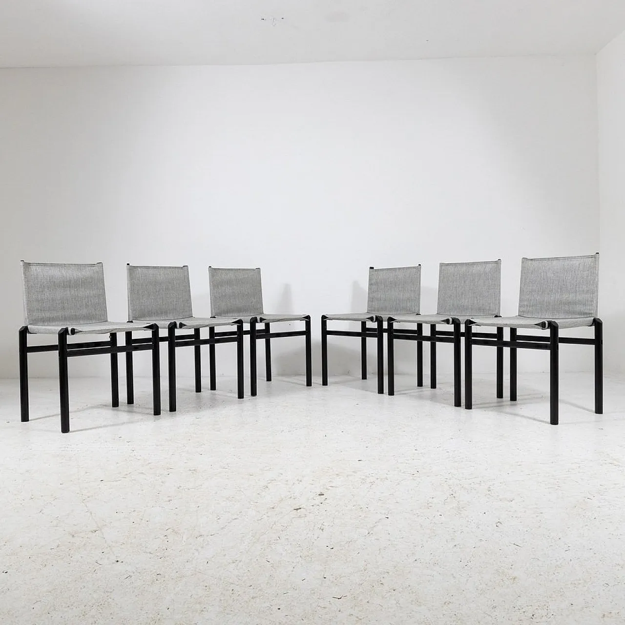 6 Master chairs by Afra Scarpa & Tobia Scarpa for Molteni, 1970s 7
