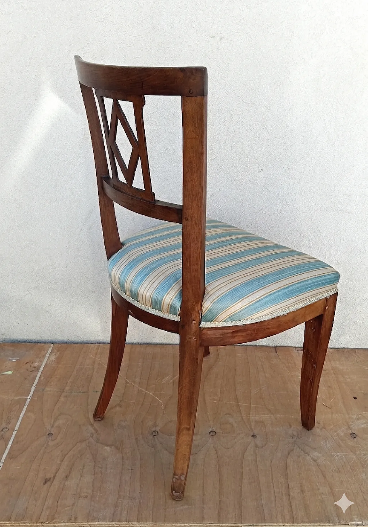 6 Biedermeier style chairs, 70s 3