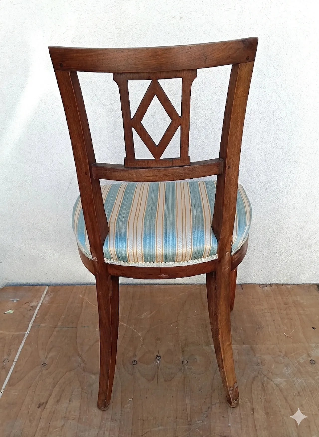 6 Biedermeier style chairs, 70s 5