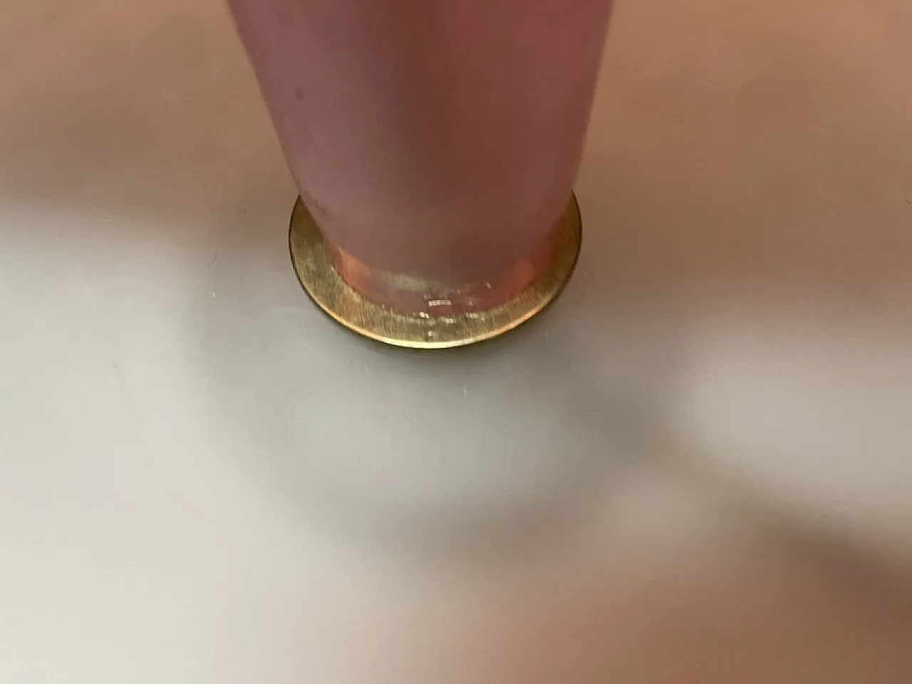 Pink Murano glass table lamp, 1980s 3