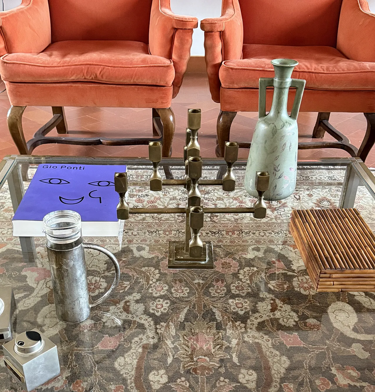 Sculptural brass candelabra, Lars Bergsten, Gusum, Sweden, 1992 4