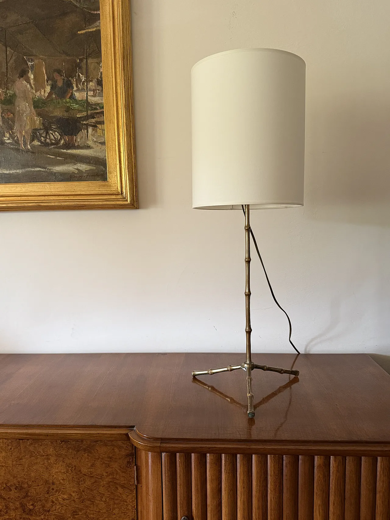 Hollywood Regency table lamp, Maison Jansen, France 1970 4
