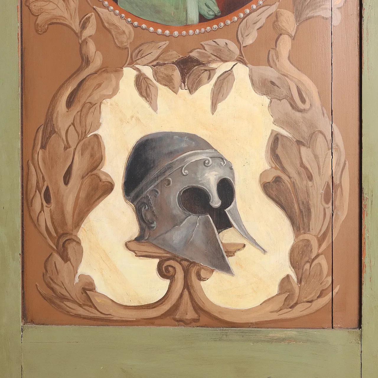 Armadio Direttorio in noce laccato e dipinto, '800 8