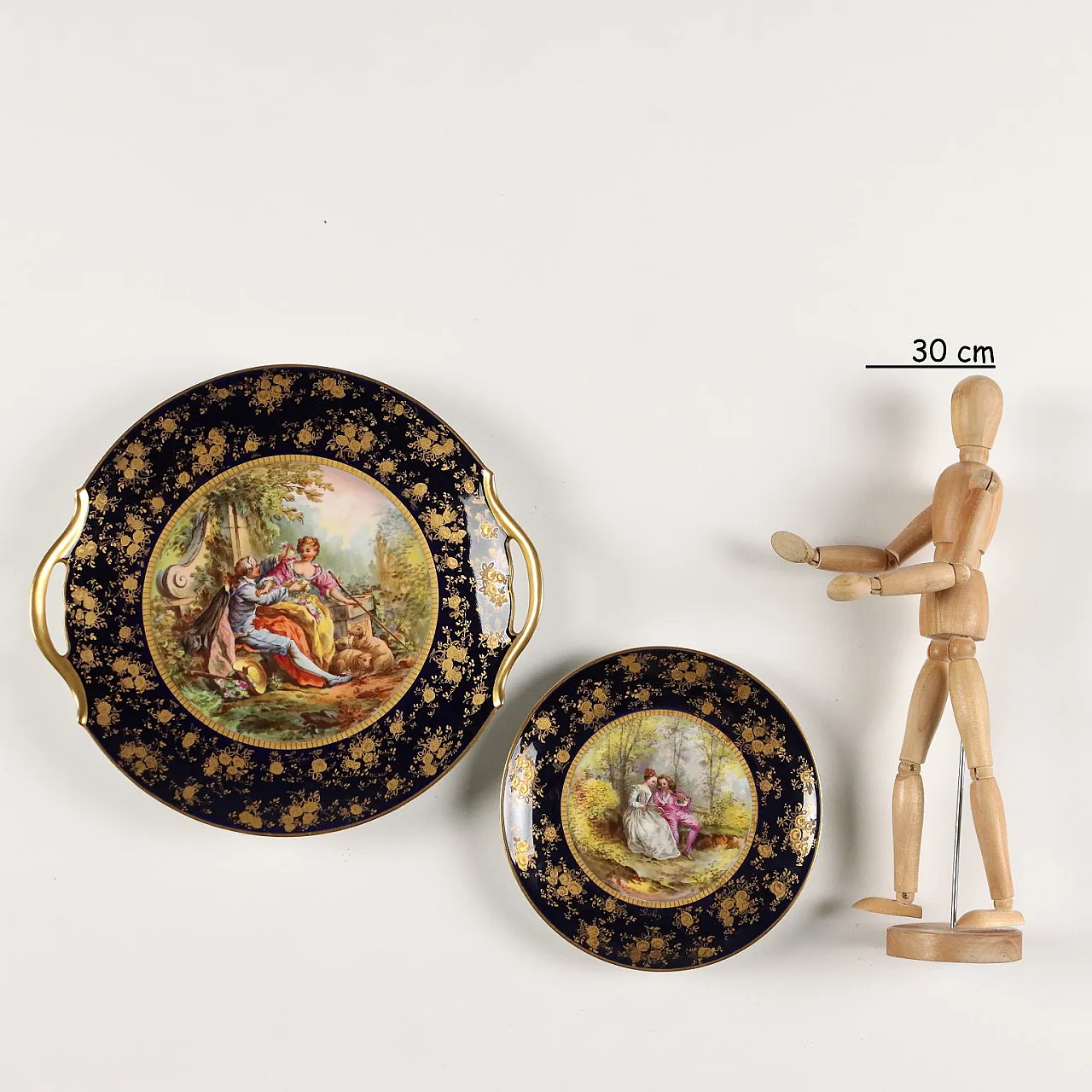 Andrè Golse Limoges cake pastry service, 20th century 2