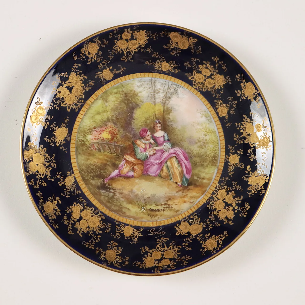 Andrè Golse Limoges cake pastry service, 20th century 7