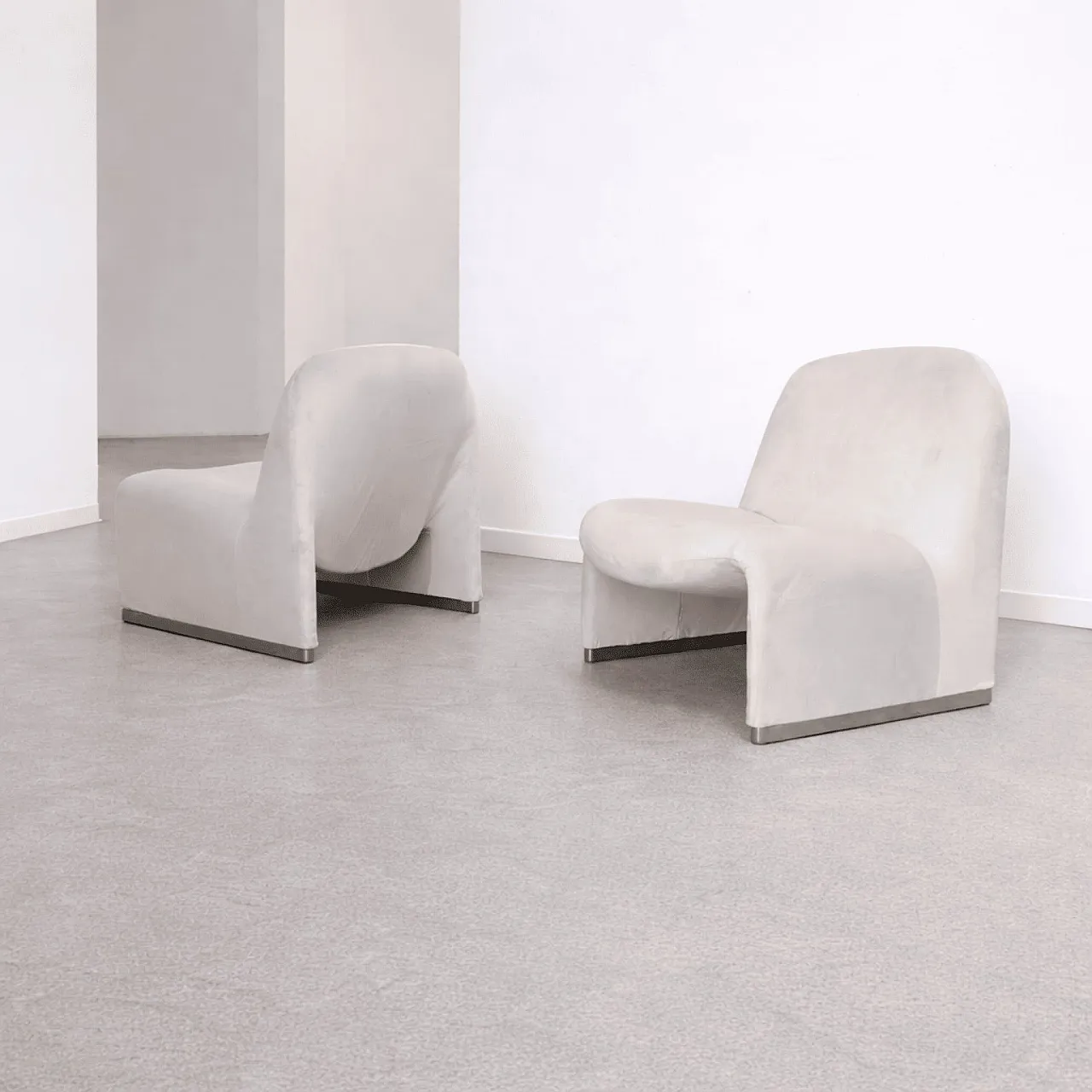Coppia poltrone Alky di Giancarlo Piretti per Anonima Castelli anni 70 2