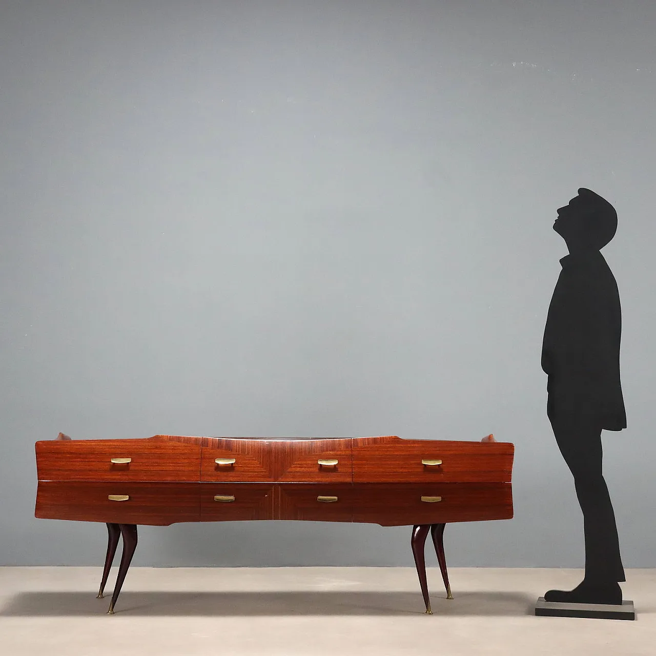 Chest of drawers in wood, 1960s 3