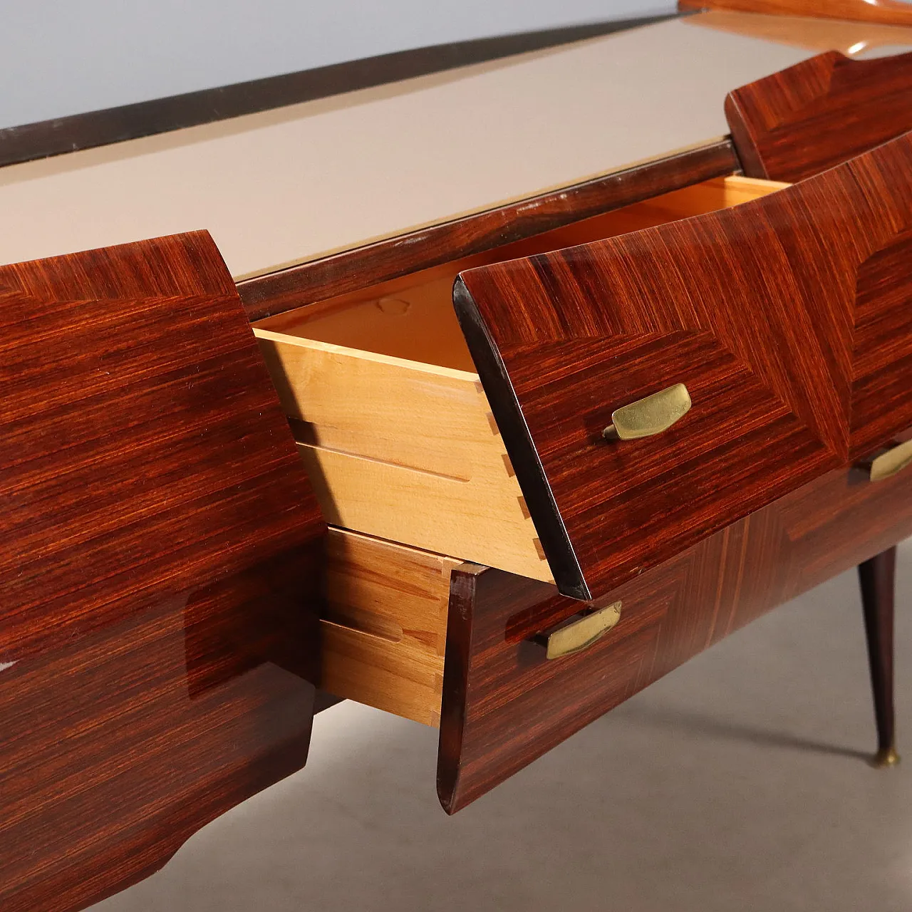 Chest of drawers in wood, 1960s 4