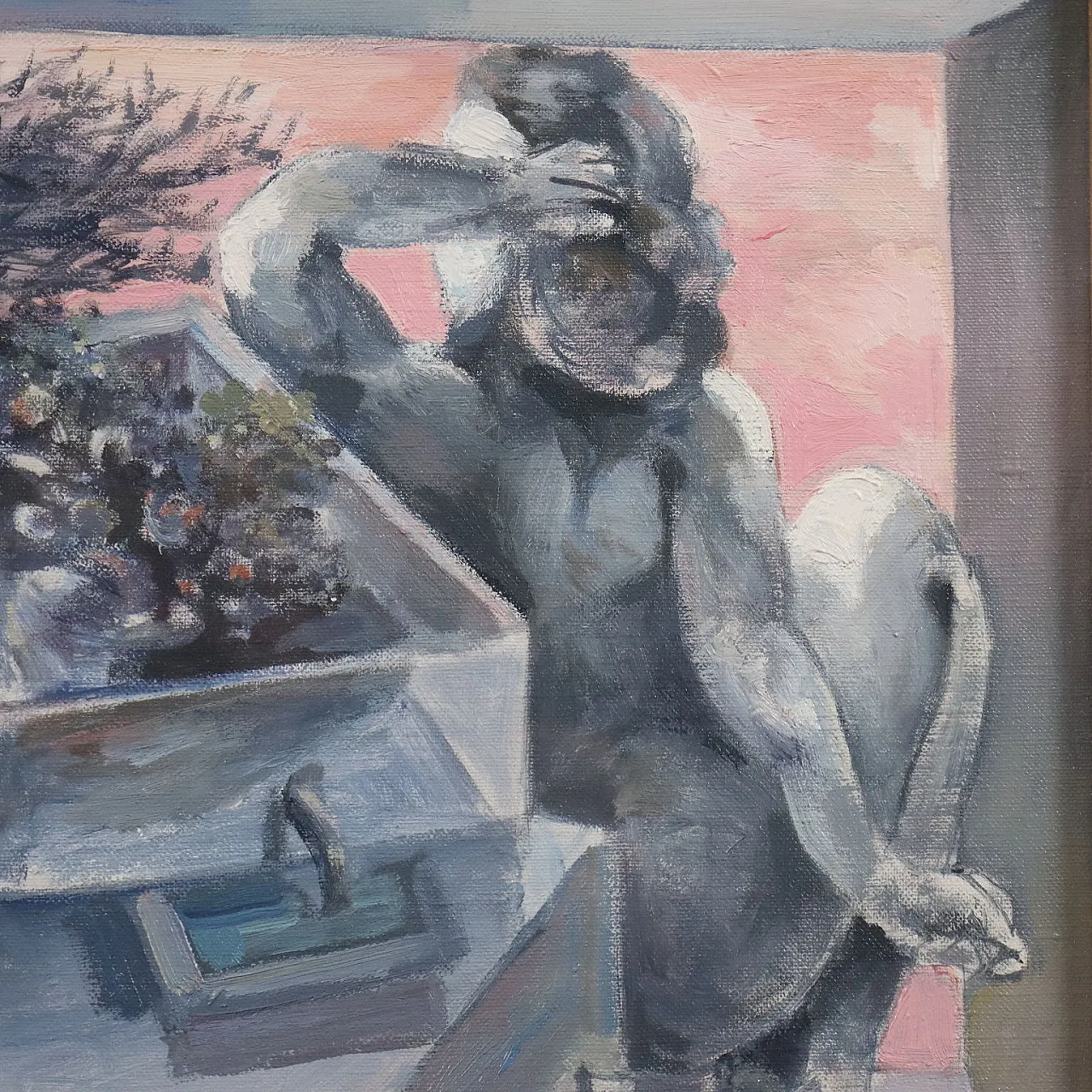 Dipinto di Ercole Pignatelli, olio su tela, '900 4