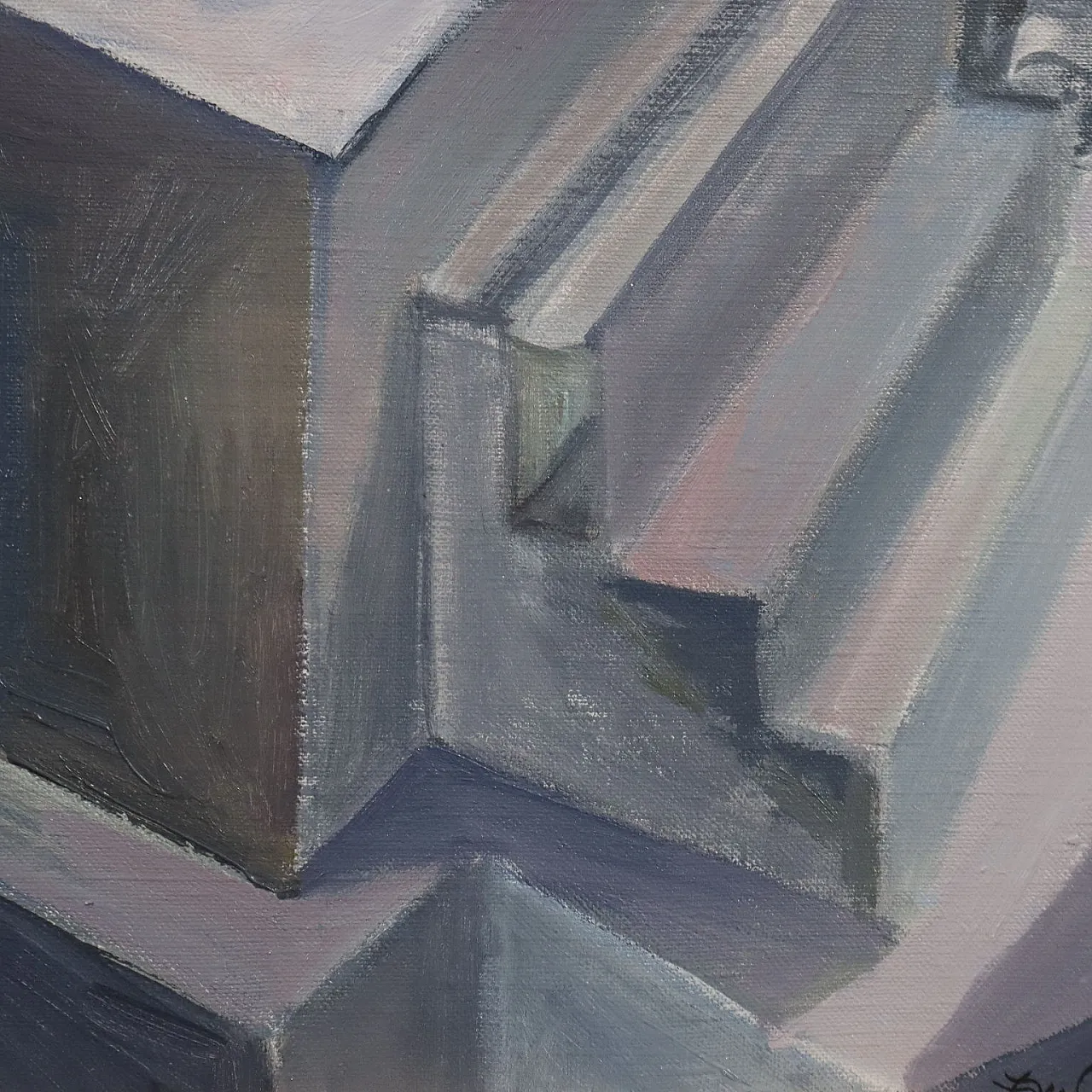 Dipinto di Ercole Pignatelli, olio su tela, '900 6