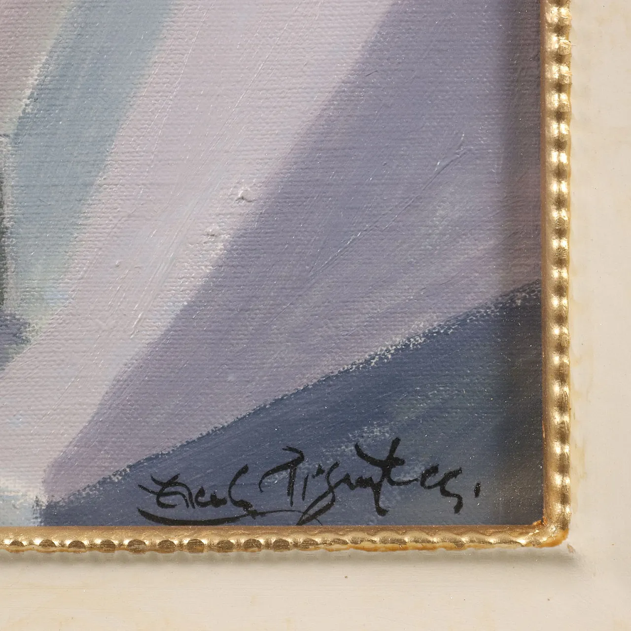 Dipinto di Ercole Pignatelli, olio su tela, '900 7