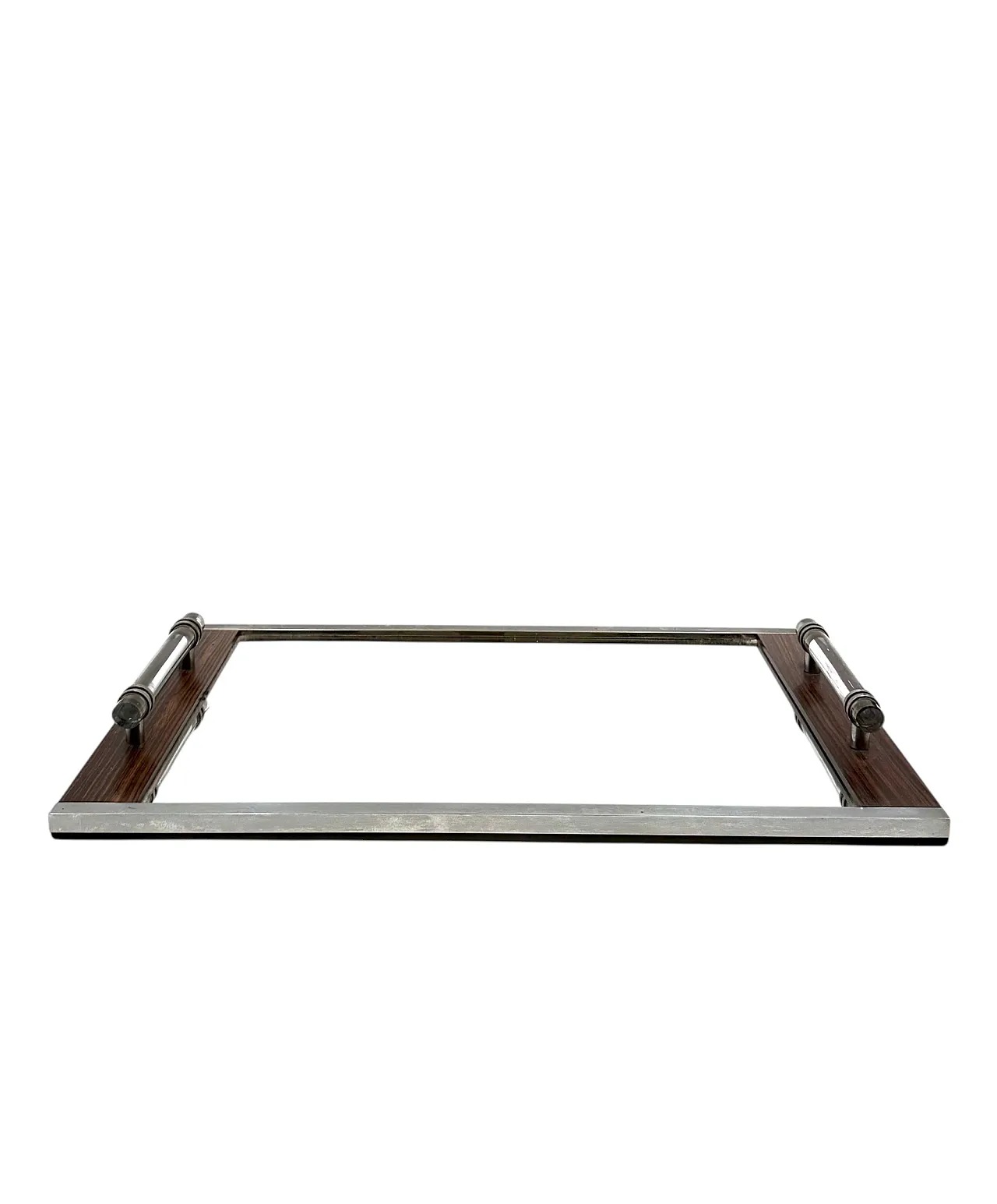 Vassoio Art deco, nello stile di Jacques Adnet, Francia 1940 6