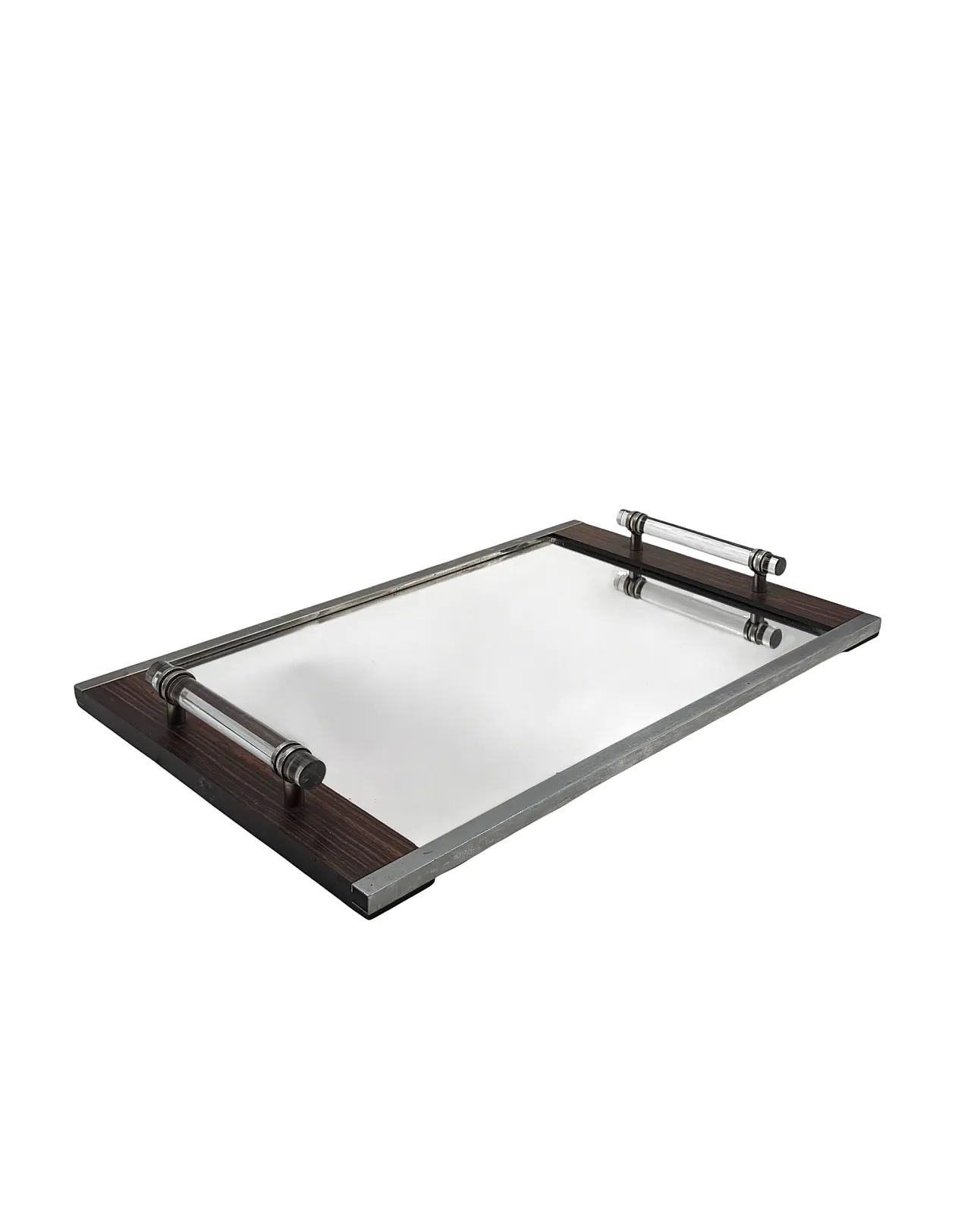 Vassoio Art deco, nello stile di Jacques Adnet, Francia 1940 8
