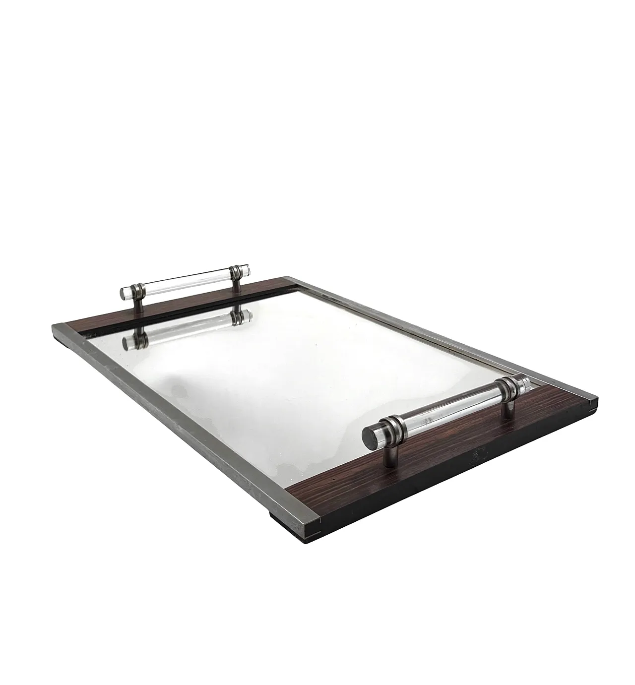 Vassoio Art deco, nello stile di Jacques Adnet, Francia 1940 10