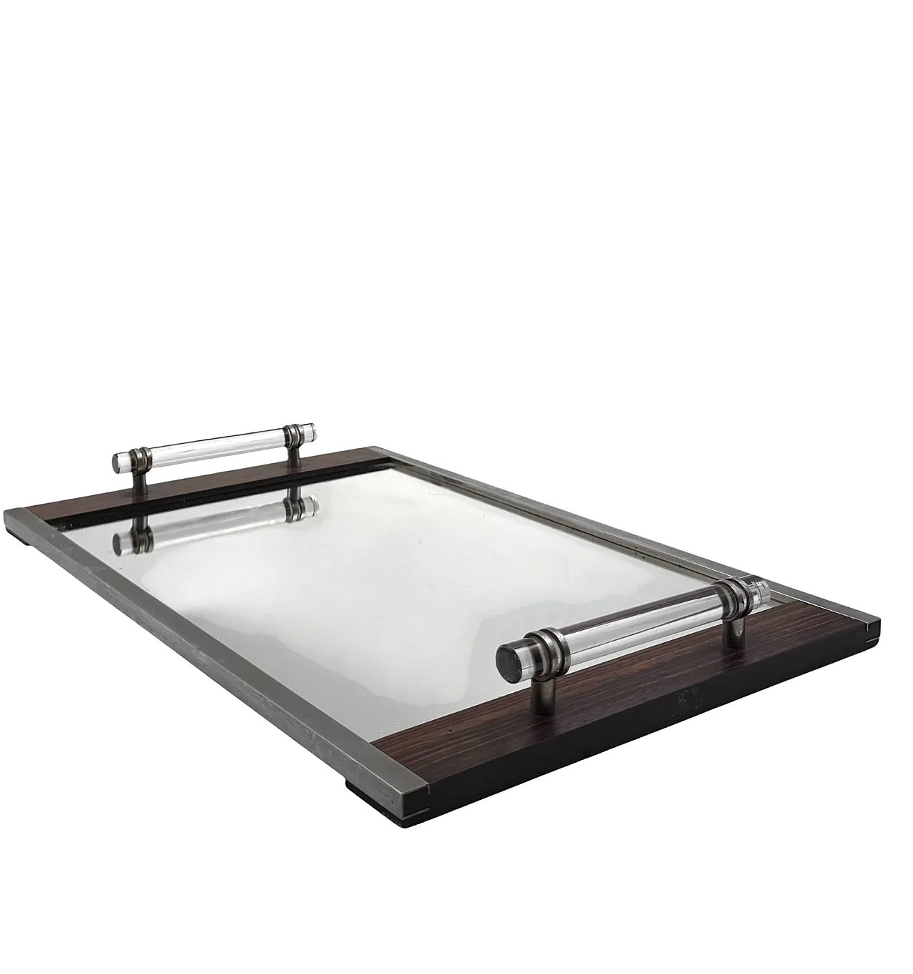 Vassoio Art deco, nello stile di Jacques Adnet, Francia 1940 11