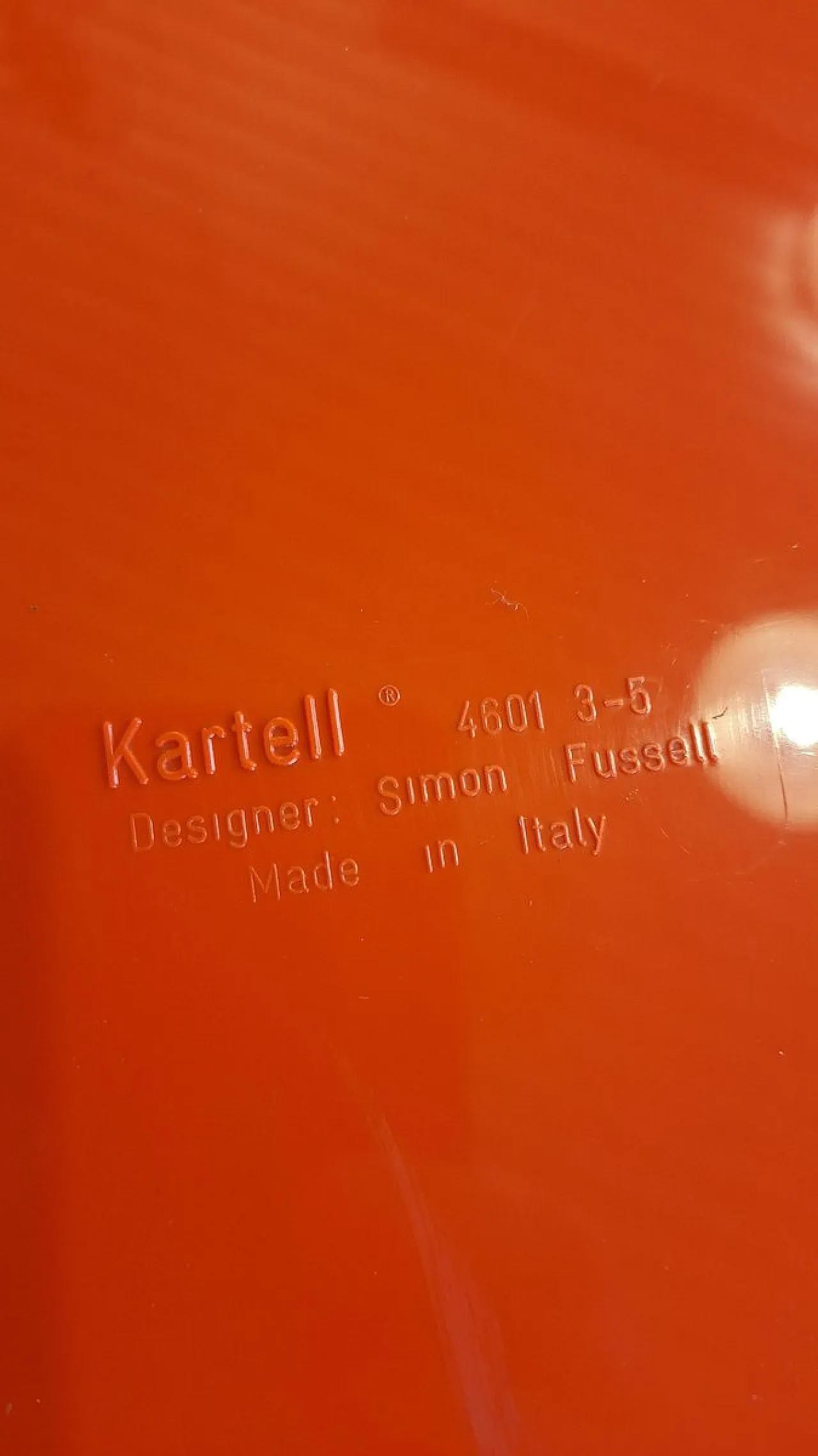 Red No. 4601 chest of drawers by Simon Fussell for Kartell, 1970s 6