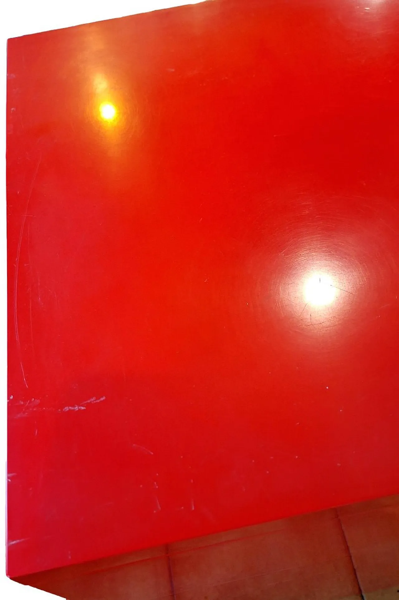 Red No. 4601 chest of drawers by Simon Fussell for Kartell, 1970s 7