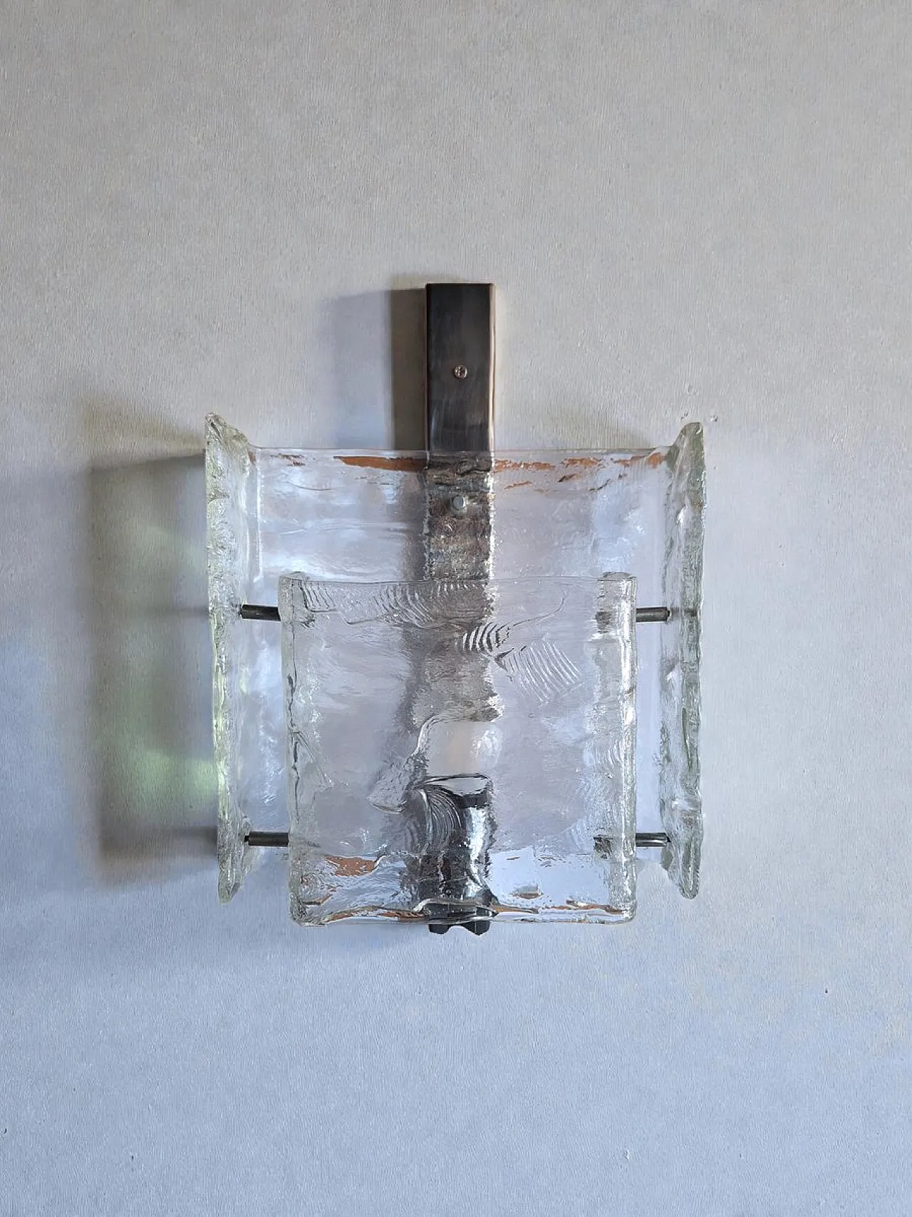 Wall lamp attributed to Mazzega, 1960s 1