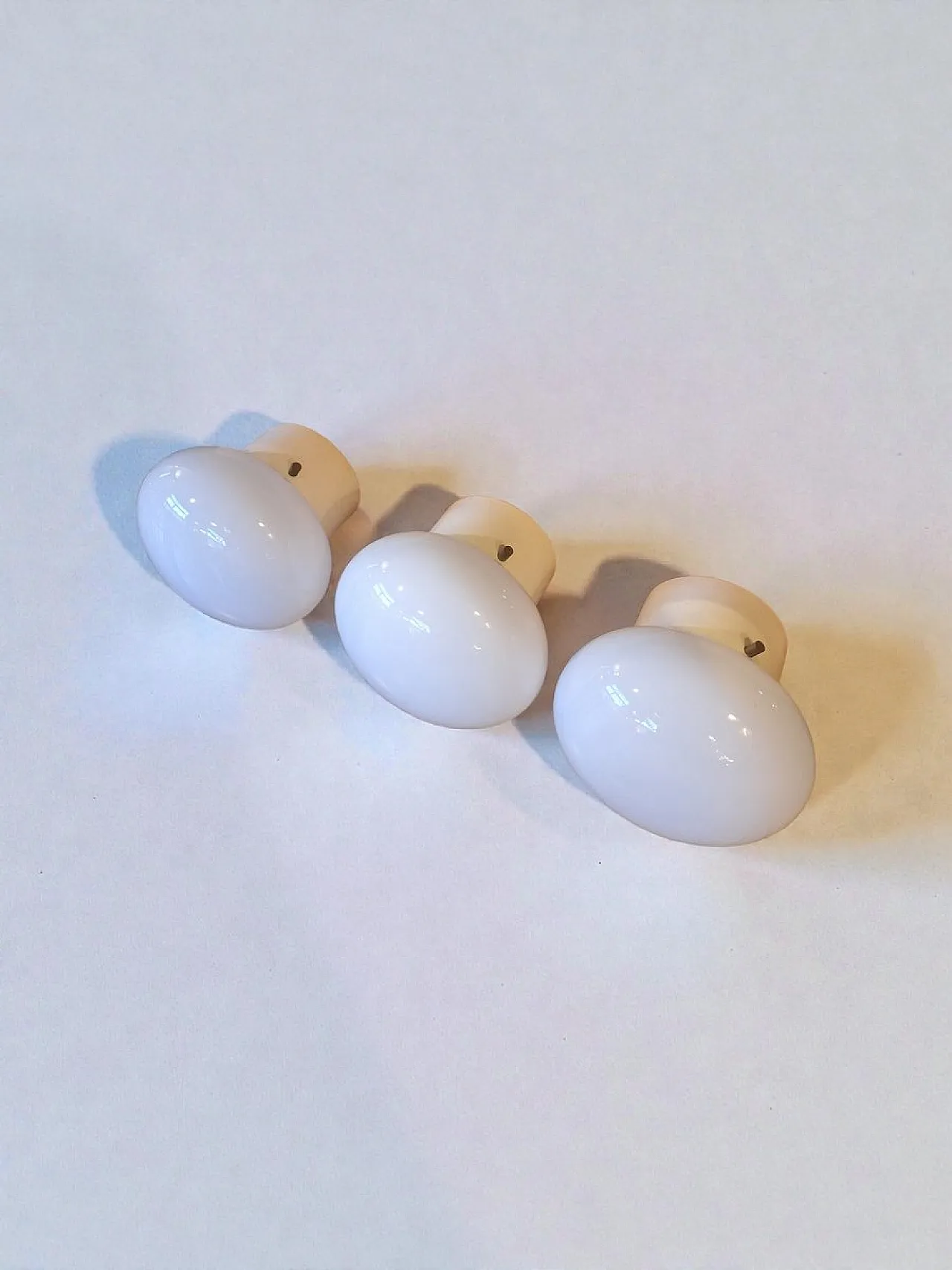 3 Modulo wall lamps in metal and glass by Valenti Luce, 1970s 2