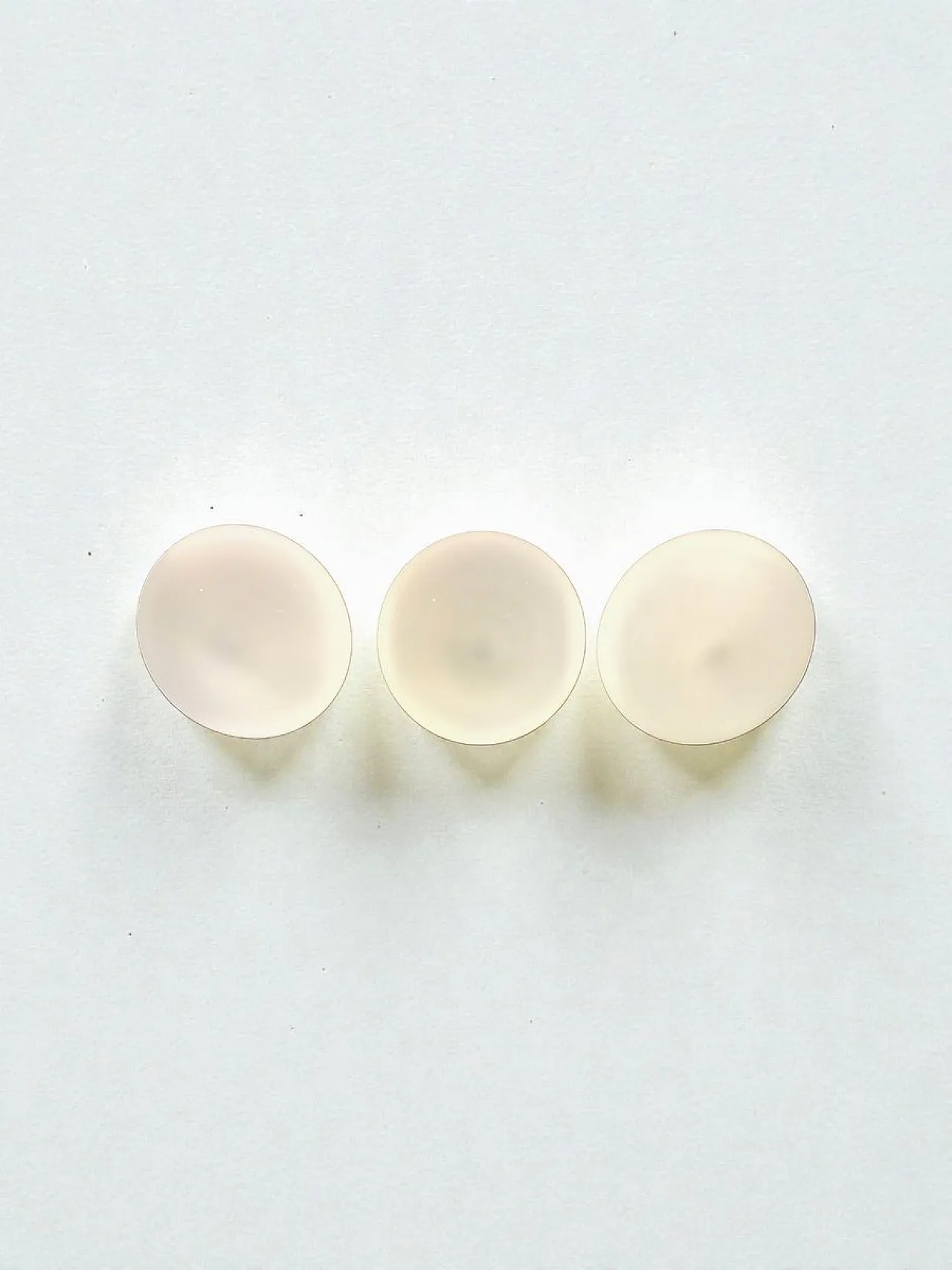 3 Modulo wall lamps in metal and glass by Valenti Luce, 1970s 3