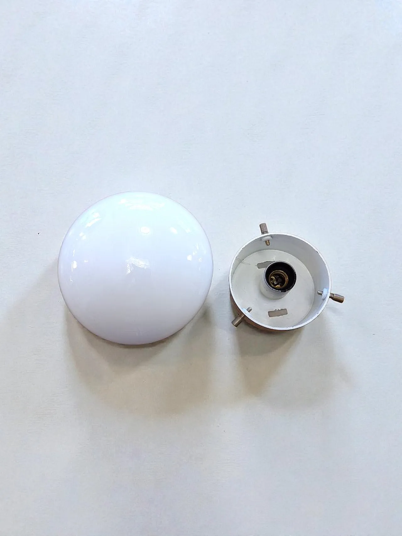 3 Modulo wall lamps in metal and glass by Valenti Luce, 1970s 6